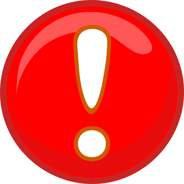 Exclamation mark Transparent PNG Image