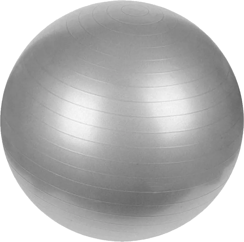 Exercise ball grey Transparent PNG Image