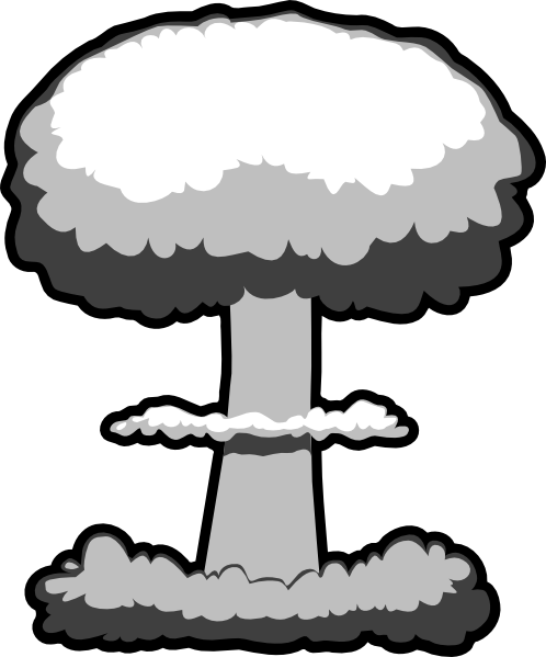Atomic Explosion Clipart PNG Image