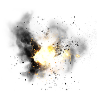 The Explosion Make Top It To Bang PNG Image