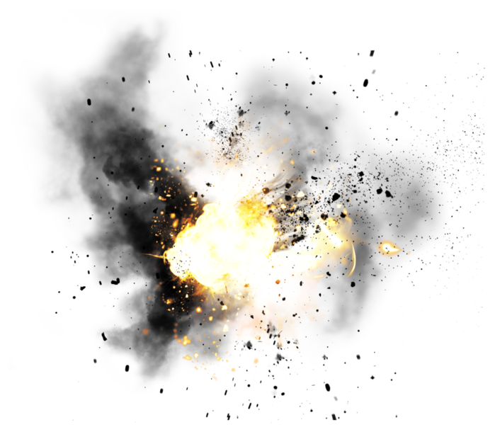 The Explosion Make Top It To Bang PNG Image