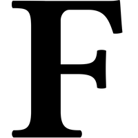 Letter F PNG