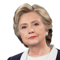 Hillary Clinton Face PNG Image High Quality