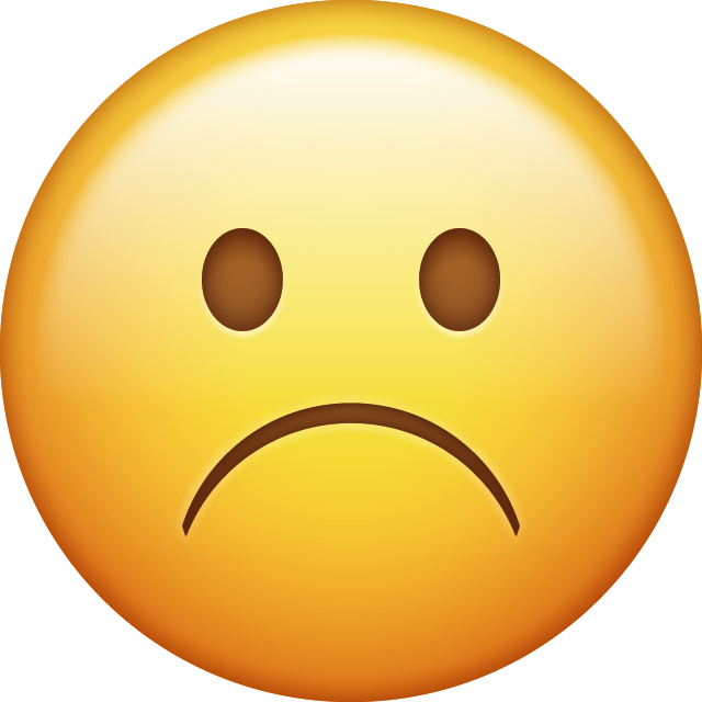 Emoticon Emotion Sadness Iphone Emoji Free HD Image PNG Image