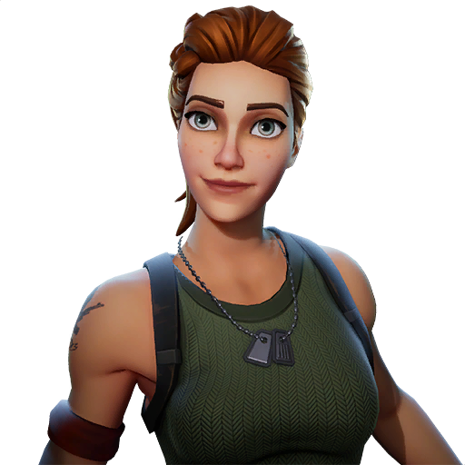 Brown Character Fictional Hair Royale Game Fortnite PNG Image