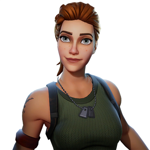 Brown Character Fictional Hair Royale Game Fortnite Transparent PNG Image