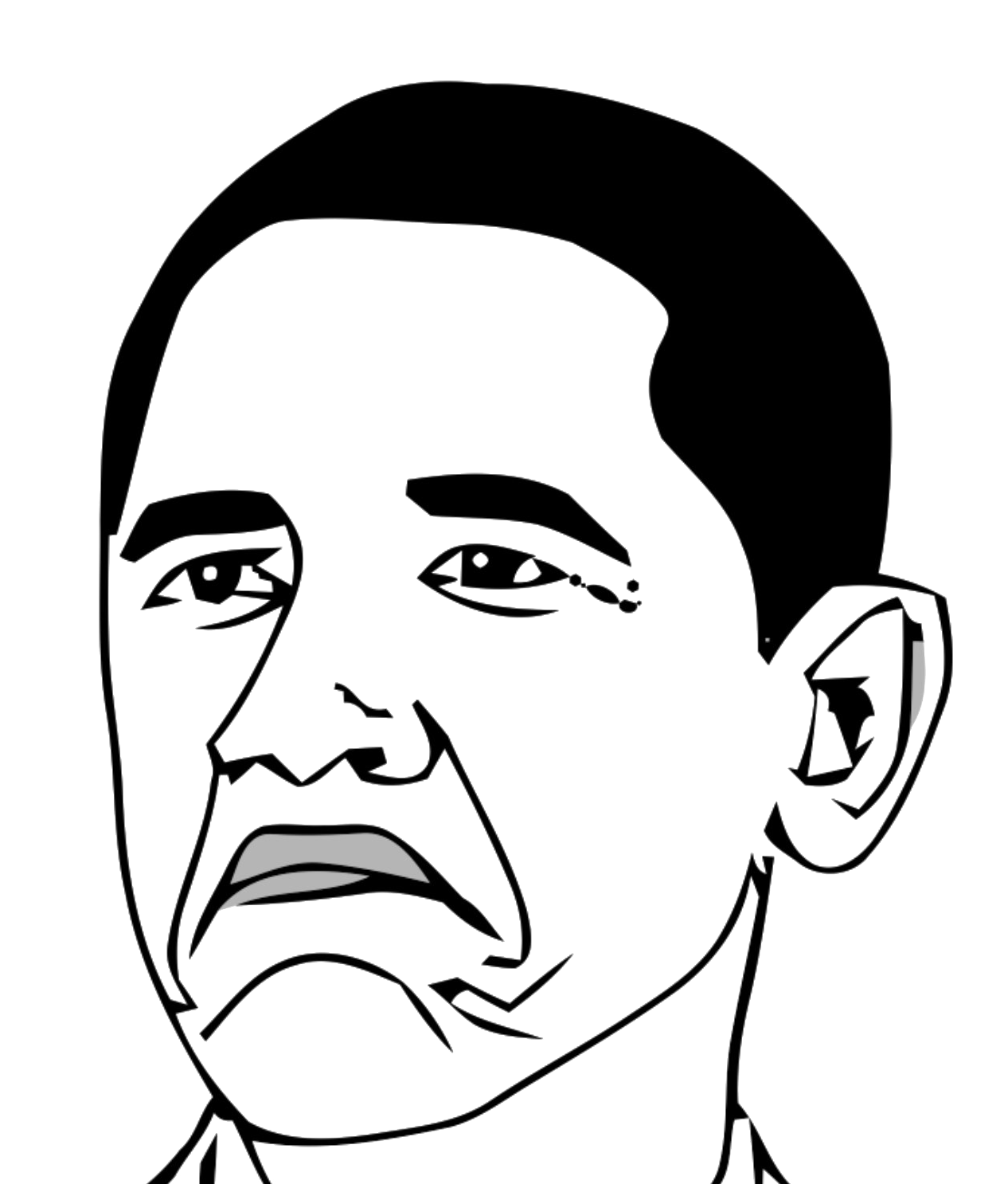 Not Bad Face Obama Free PNG HQ PNG Image
