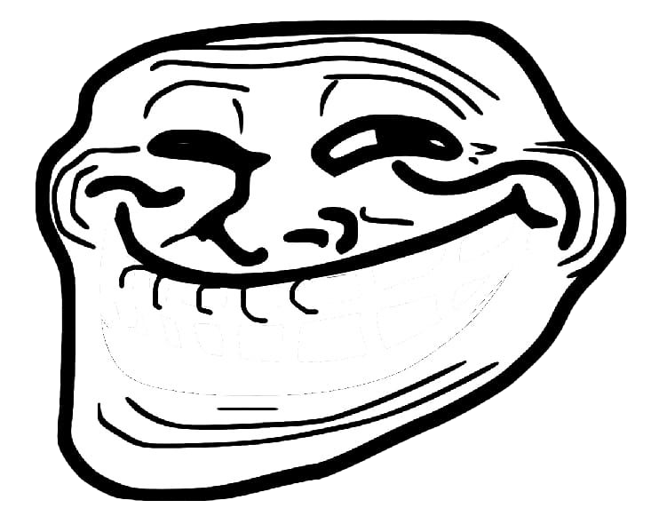 Troll face - Happy to sad