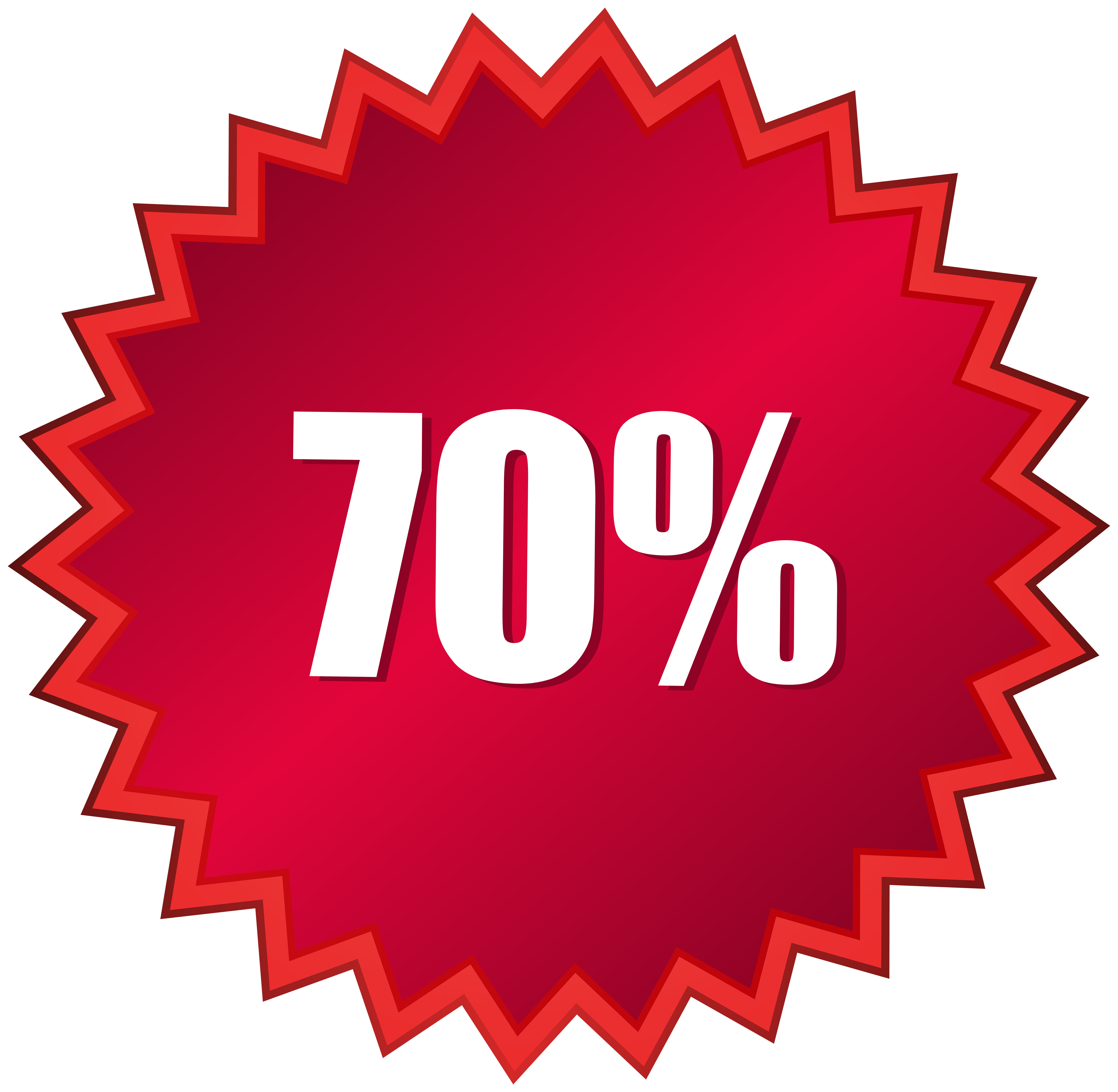 -70 Off Sale Label Free PNG HQ PNG Image