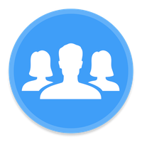 Blue Silhouette Human Area Communication Behavior Group