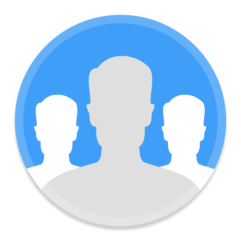Blue Silhouette Human Communication Behavior Group Circle PNG Image