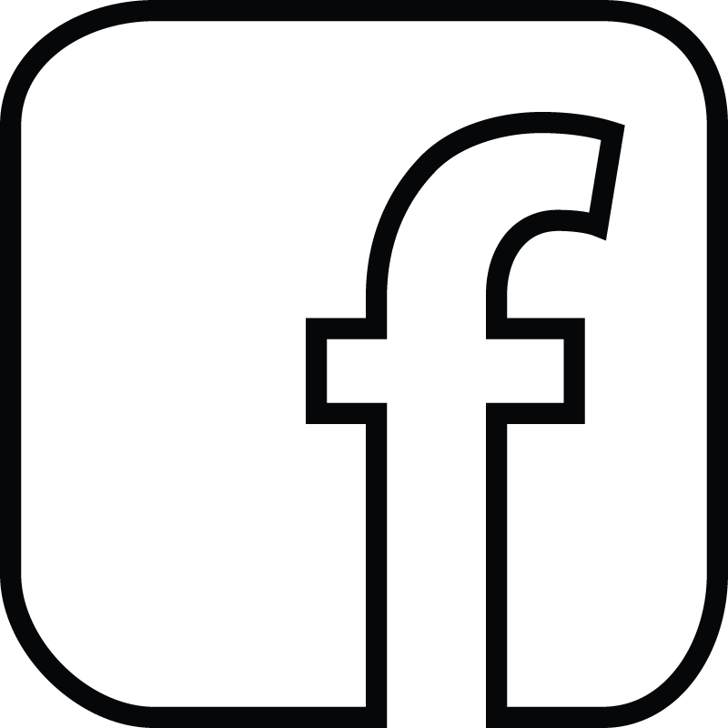 facebook logo vector black