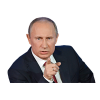 Vladimir Putin face PNG