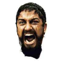 Sparta face PNG
