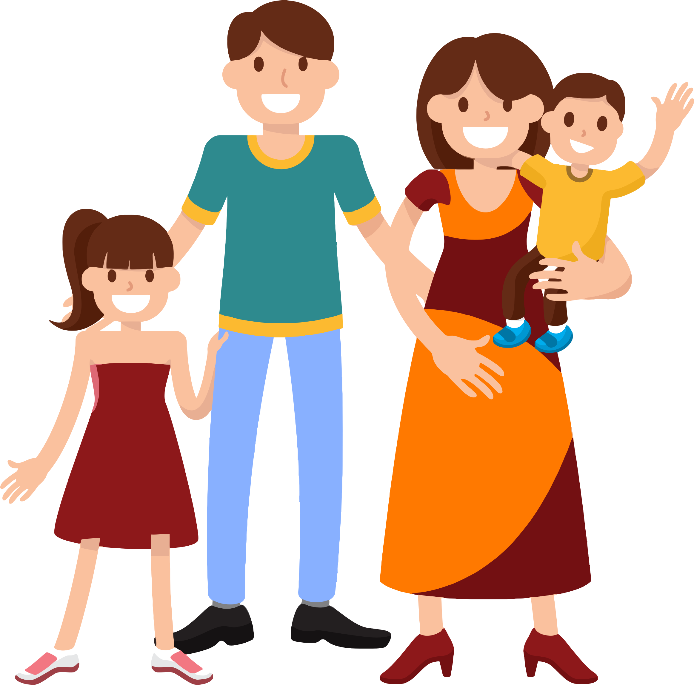 Vector Family Happy PNG Image High Quality PNG Image