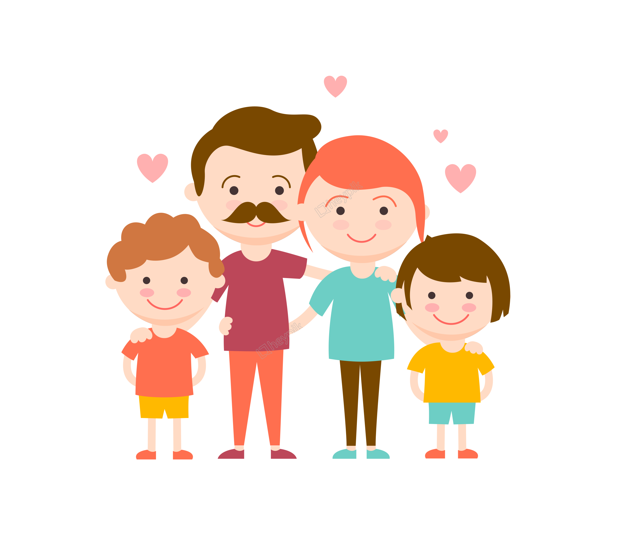 Vector Family Happy Free Download PNG HQ PNG Image