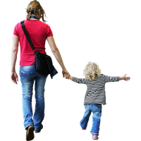 Walking Family PNG Free Photo PNG