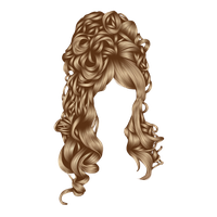 Girl Hairstyle Extension PNG Free Photo PNG