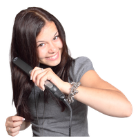 Hair Girl Happy Free Transparent Image HQ PNG