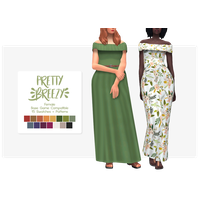 Sims Clothing Dress Sleeve HD Image Free PNG PNG Image