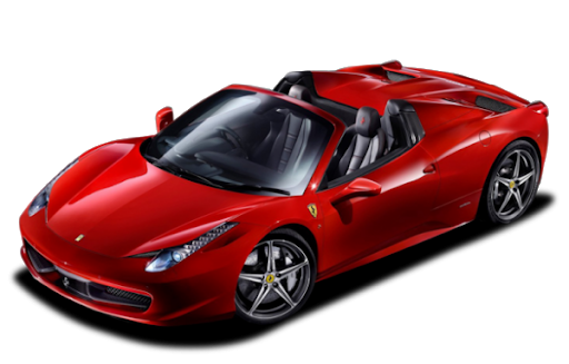 Alloy Top Ferrari Wheels View PNG Image