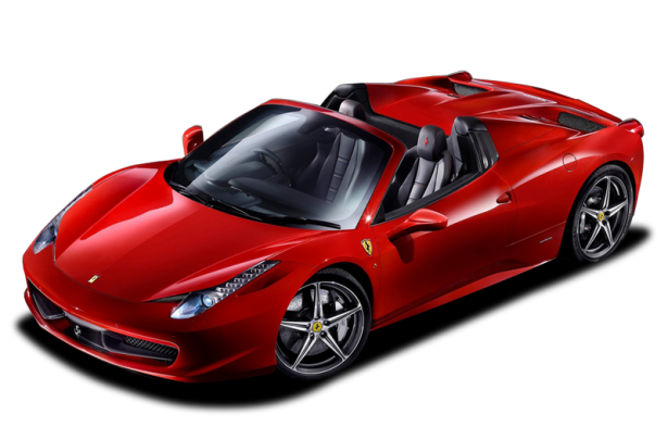 Ferrari Side Red View HQ Image Free PNG Image