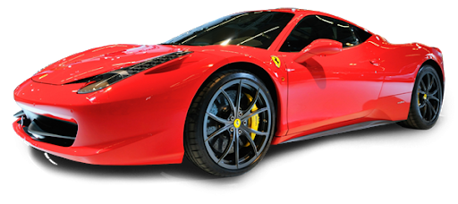 Ferrari Side Red View HD Image Free PNG Image