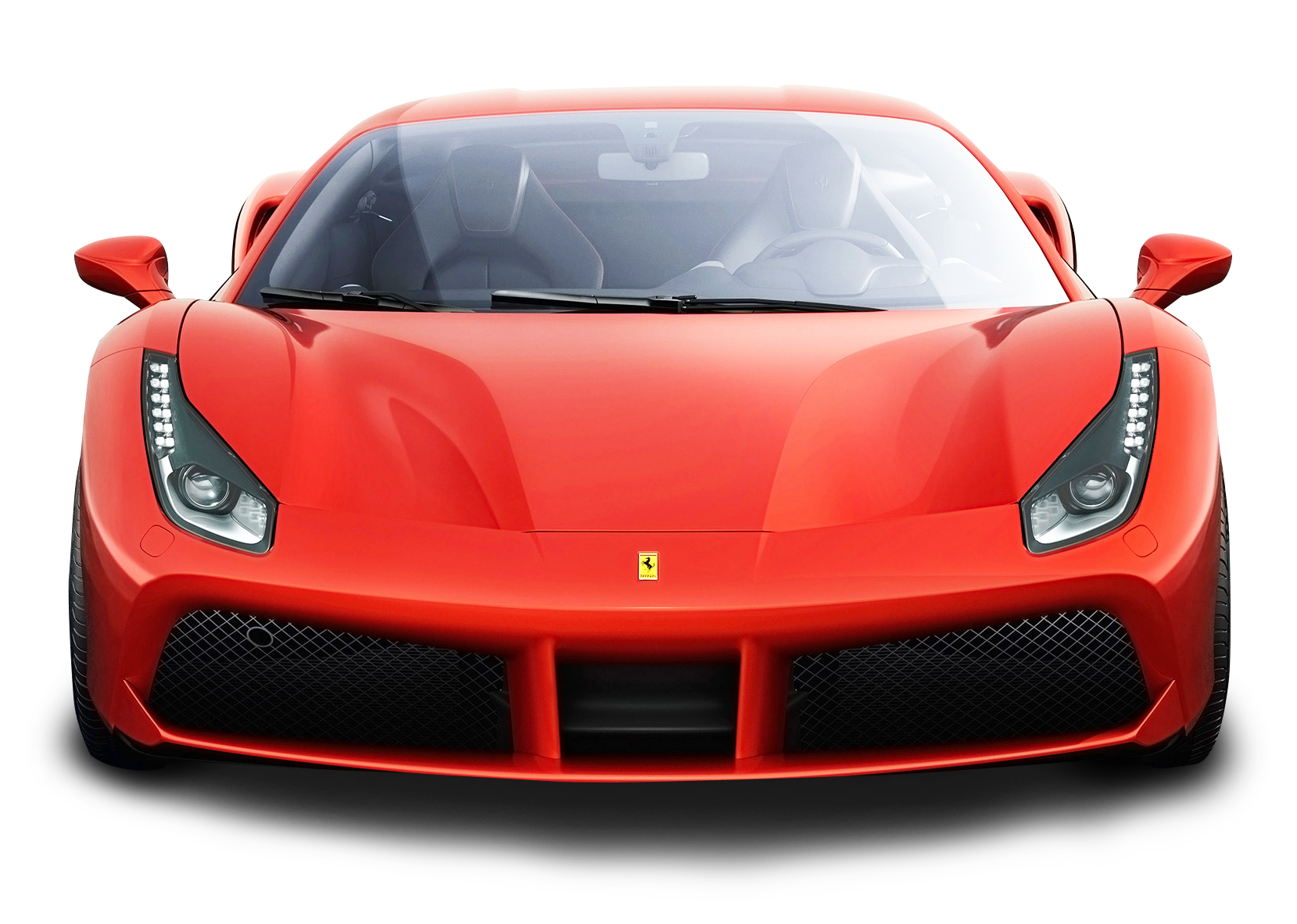 Front Ferrari Red View Free Download PNG HD PNG Image