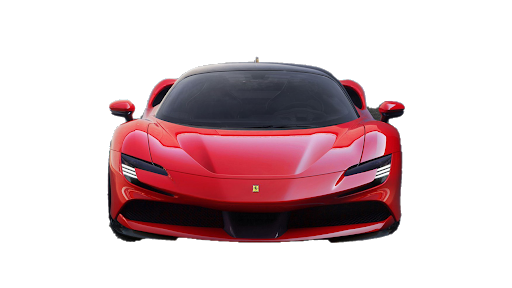Front Ferrari Red View Free PNG HQ PNG Image