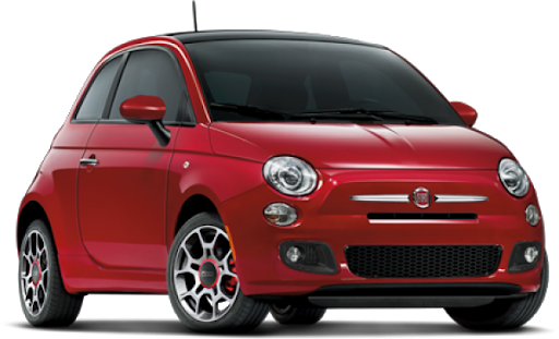 Front Fiat Red View PNG File HD PNG Image