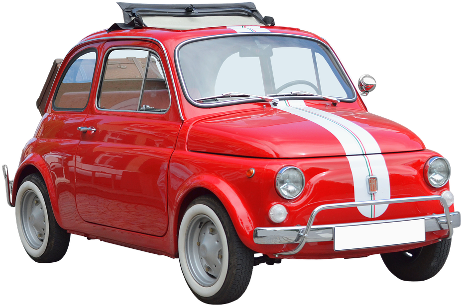 Fiat Red Free HQ Image PNG Image
