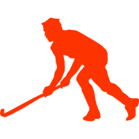 Player Silhouette Hockey Field Download Free Image Transparent PNG Image