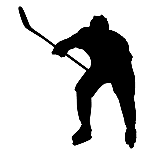 Silhouette Hockey Free HD Image PNG Image