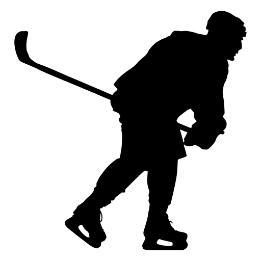 Silhouette Hockey PNG Image High Quality PNG Image