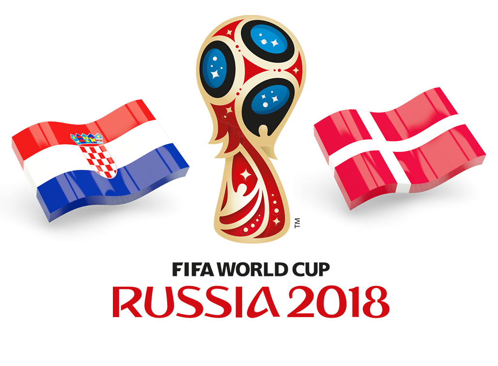 Fifa World Cup 2018 Croatia Vs Denmark PNG Image