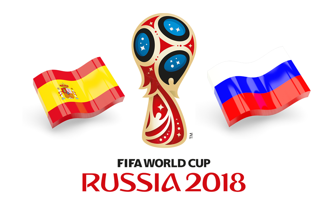 Fifa World Cup 2018 Spain Vs Russia PNG Image