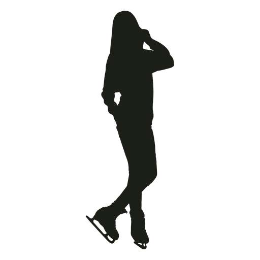 Skating Silhouette Figure Download HQ PNG Image