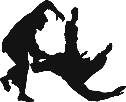Silhouette Fighting Free Download PNG HQ PNG Image