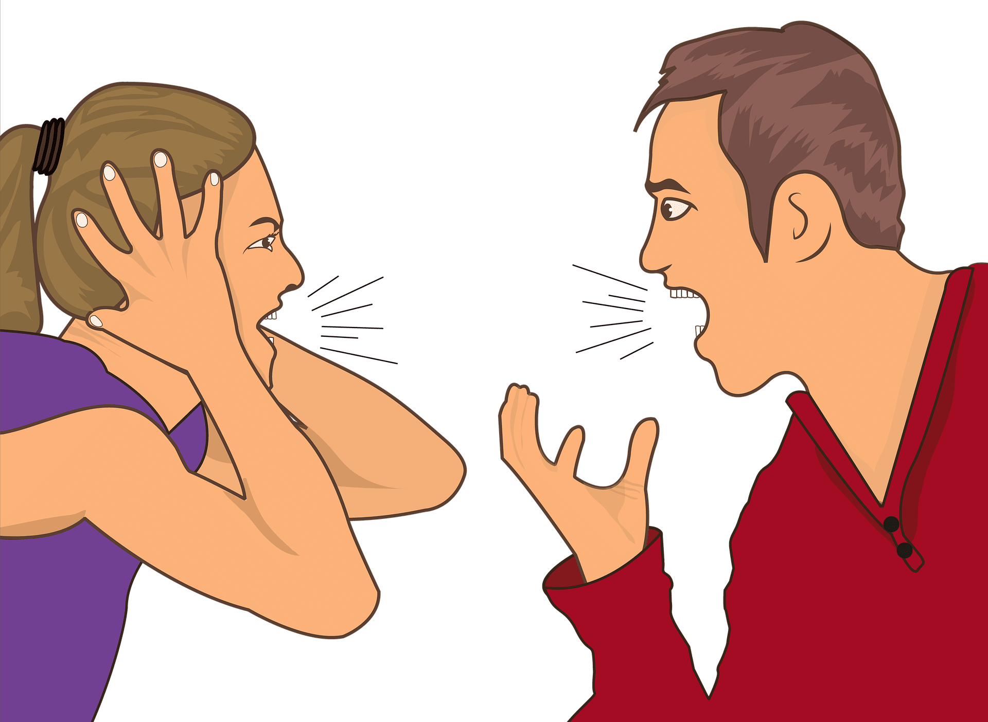 Couple Fight Download Free Image PNG Image