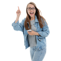 Mobile Finger Female Free HQ Image