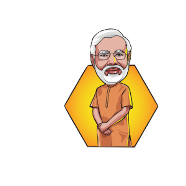 A Mithil's Sketch of PM Modi