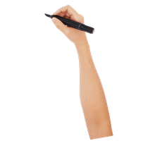 Hand Pen Finger Holding The Gesture PNG Image