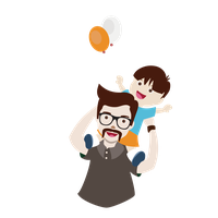 Art Human Father Behavior Child Cartoon