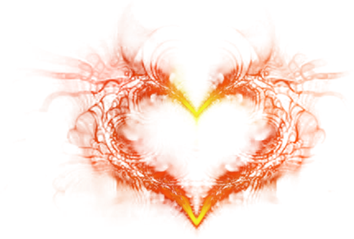 Fire Heart Effect Download HD PNG Image