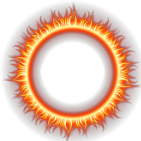 Fire Circle png download - 540*600 - Free Transparent Flame png