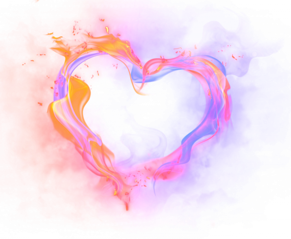 Fire Heart Effect Free Download PNG HQ PNG Image