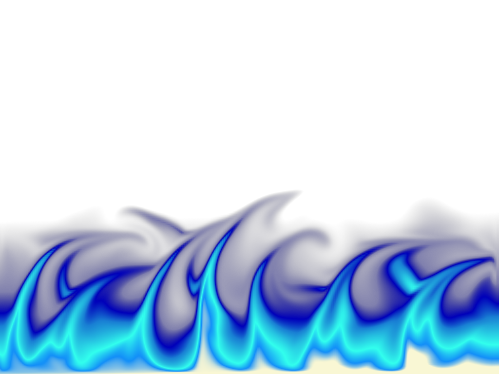 Blue Fire Transparent PNG Image