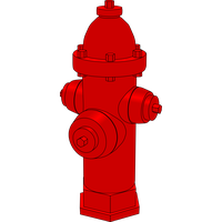 Fire hydrant PNG