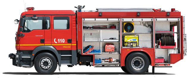 Fire engine Transparent PNG Image