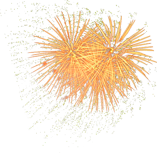 Fireworks Gold Festive Download Free Image PNG Image